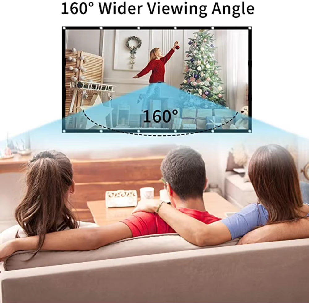 Pantalla De Proyección Plegable Para Cine En Casa