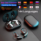 Auriculares Traductores Con IA – 144 Idiomas Al Instante