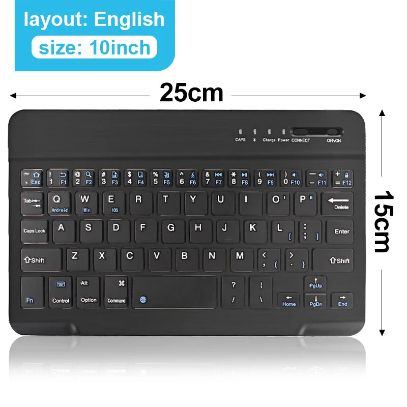 Mini Teclado Inalámbrico Con Touchpad Para TV Box Y Smart TV