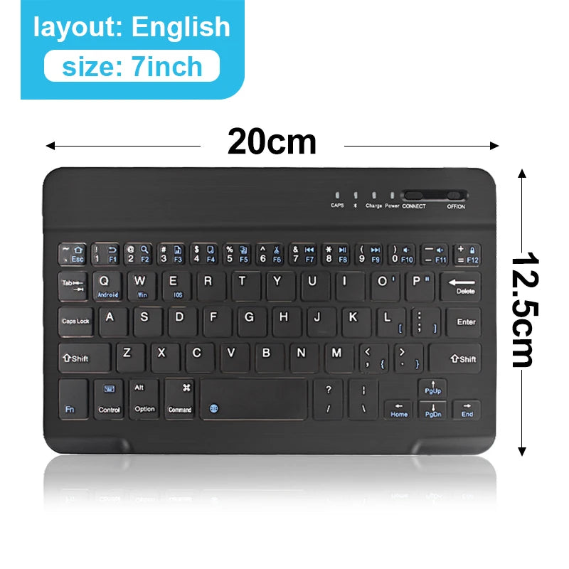Mini Teclado Inalámbrico Con Touchpad Para TV Box Y Smart TV